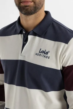 Lois Polos-Polo Manga Comprida azul