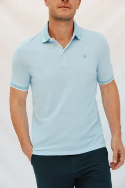 Cortefiel Polos-Polo oxford Azul