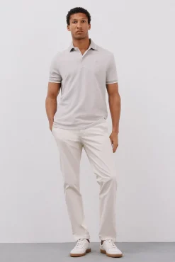 Cortefiel Polos-Polo oxford Cinzento
