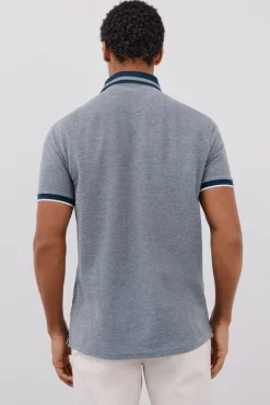 Cortefiel Polos-Polo oxford Azul