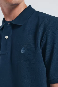Springfield Polos-Polo piqué básico regular fit azul