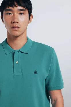 Springfield Polos-Polo piqué básico regular fit verde