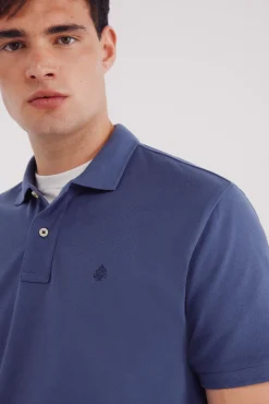 Springfield Polos-Polo piqué básico regular fit azul