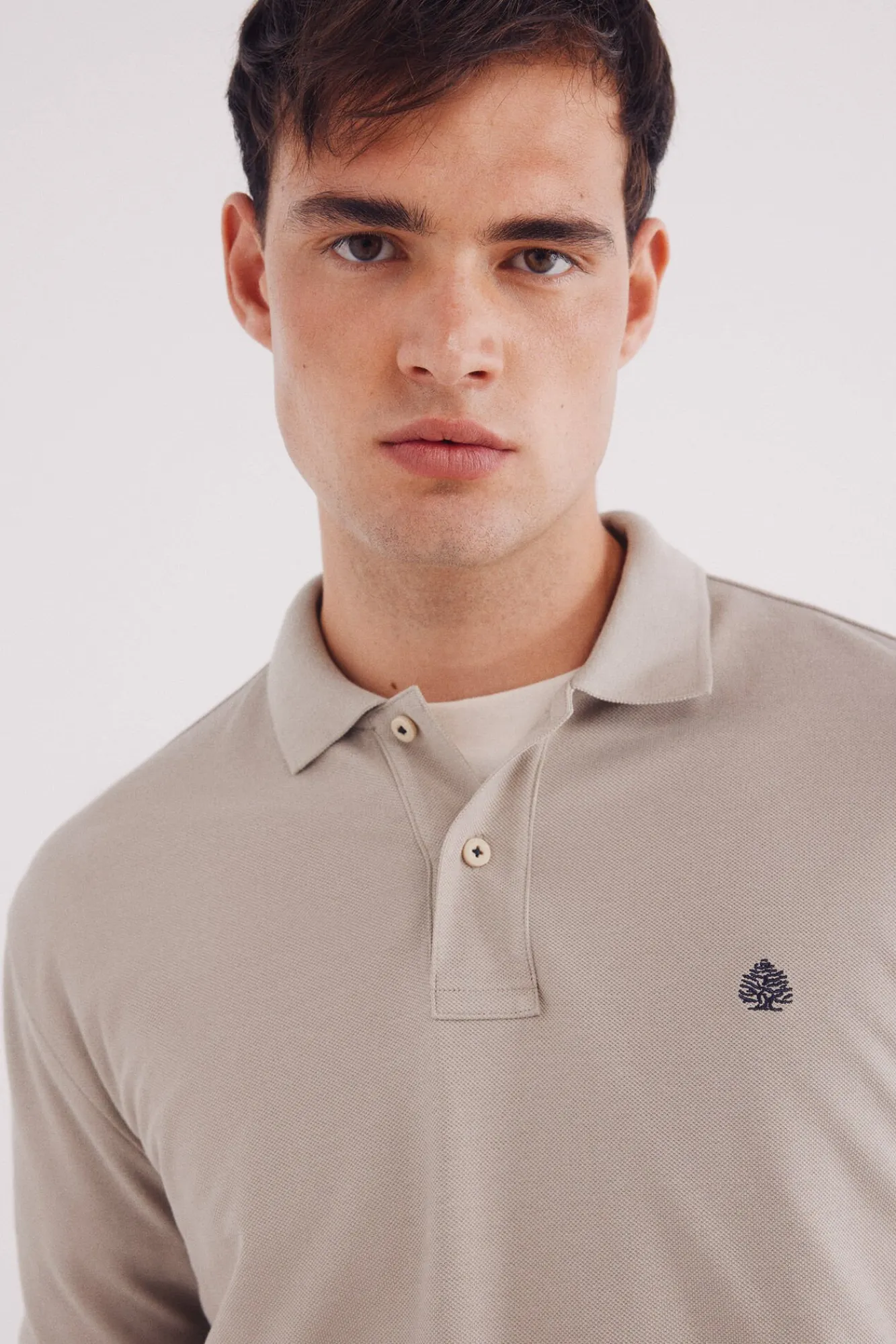 Springfield Polos-Polo piqué básico regular fit cru