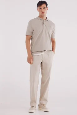 Springfield Polos-Polo piqué básico regular fit cru