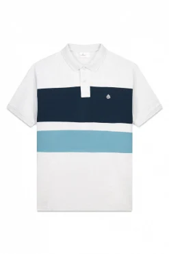 Springfield Polos-Polo piqué color block de corte regular cinzento