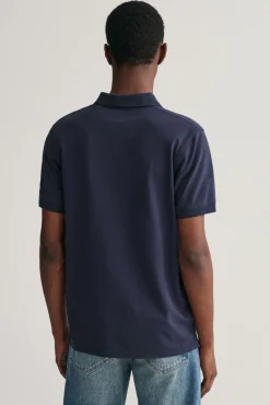 Gant Polos-Polo piqué contrastante Azul