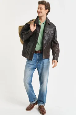 Gant Polos-Polo piqué contrastante Verde