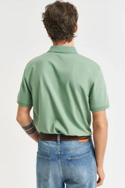 Gant Polos-Polo piqué contrastante Verde