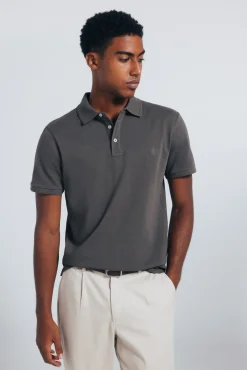 Springfield Polos-Polo piqué slim fit bege