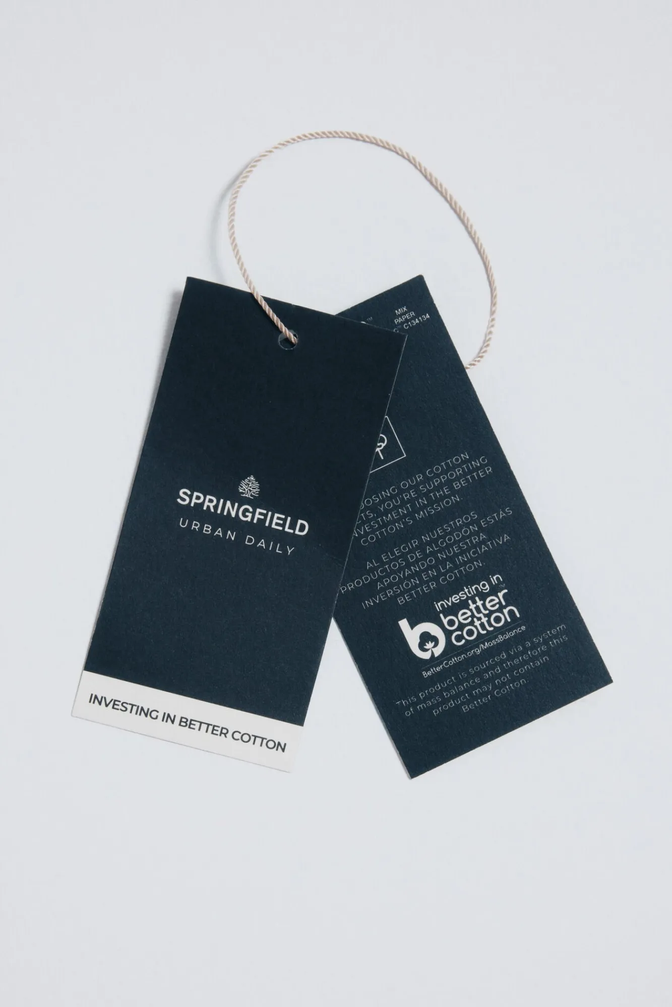 Springfield Polos-Polo piqué slim fit bege