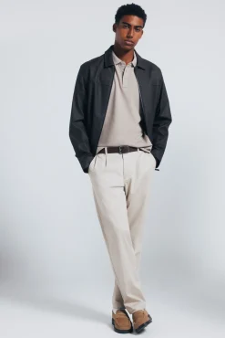 Springfield Polos-Polo piqué slim fit cru