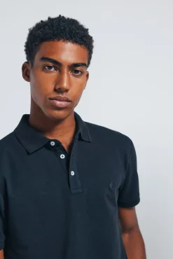 Springfield Polos-Polo piqué slim fit preto