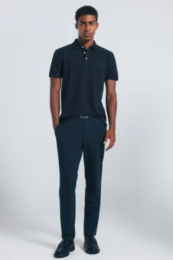 Springfield Polos-Polo piqué slim fit preto
