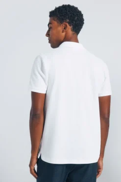 Springfield Polos-Polo piqué slim fit branco