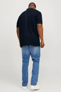 Jack & Jones PLUS Polos-Polo PLUS de regular fit azul