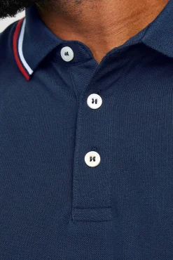Jack & Jones PLUS Polos-Polo PLUS de regular fit azul