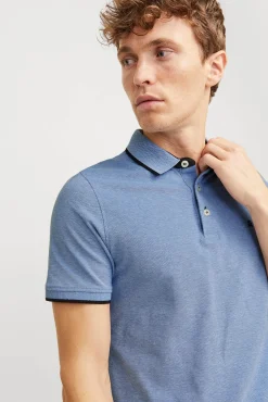 Jack & Jones Polos-Polo slim fit azul