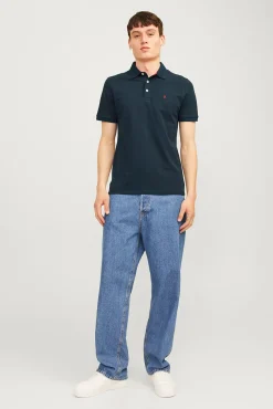 Jack & Jones Polos-Polo slim fit azul