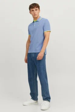 Jack & Jones Polos-Polo slim fit azul