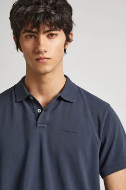 Pepe Jeans Polos-Polo Slim Fit Piquet azul