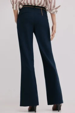 Hoss Intropia Calças-Poppy. Calça retas Preto