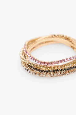 Cortefiel Joalharia E Bijuteria-Pulseira de strass Multicolorido