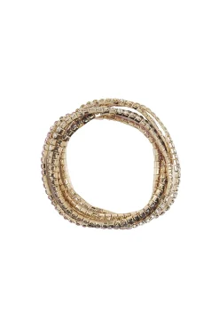 Cortefiel Joalharia E Bijuteria-Pulseira de strass Multicolorido