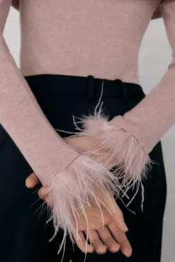 Pedro del Hierro Camisolas-Punho de jersey de penas Rosa