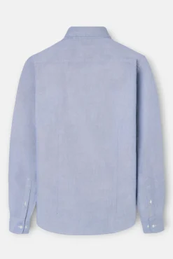 Silbon Camisas-Raquete de camisa esportiva Oxford Azul