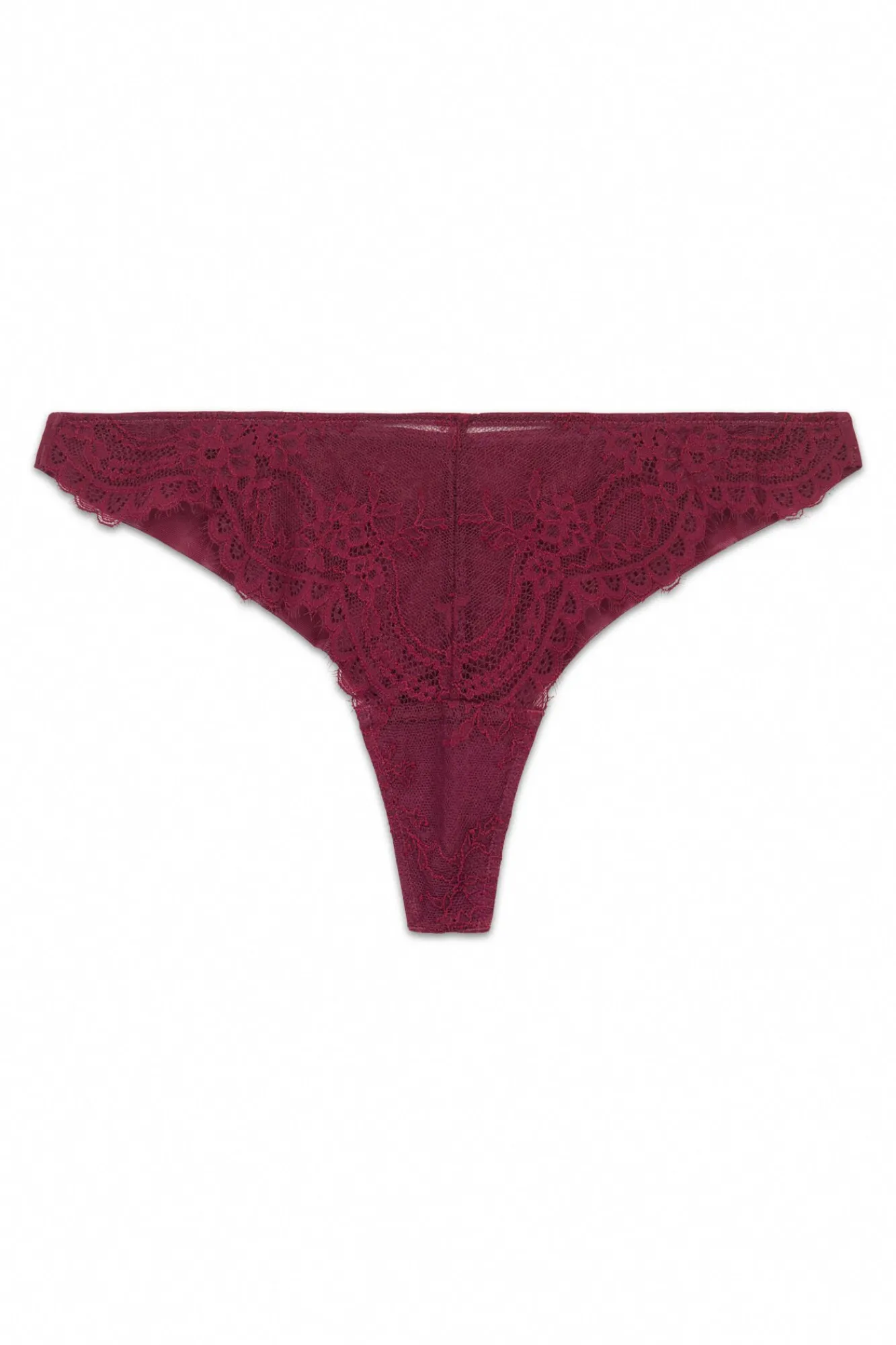 Women'secret Roupa Interior-Renda de renda em tule tanga vermelho
