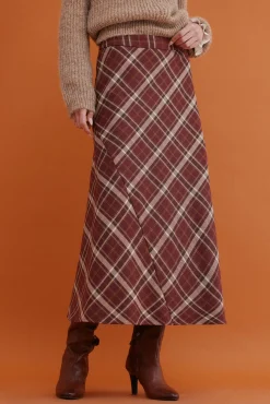 Hoss Intropia Saias-Renée. Saia xadrez Granada