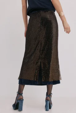 Hoss Intropia Saias-Riley. Saia lantejoulas Multicolorido