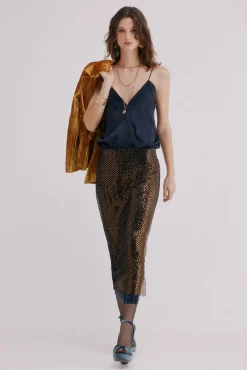 Hoss Intropia Saias-Riley. Saia lantejoulas Multicolorido