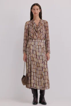 Hoss Intropia Saias-Rita. Saia fluida Roxo