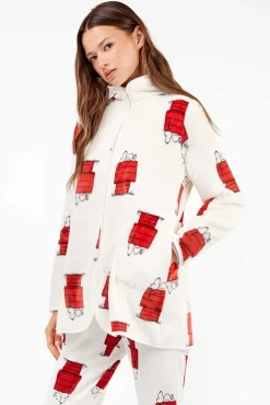 Gisela Roupões-Robe de banho extra macio e macio branco