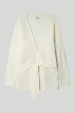 Gisela Roupões-Robe de bolinhas com bolinhas bege