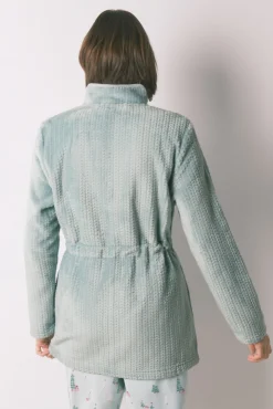 Women'secret Roupões-Robe midi tecido polar verde