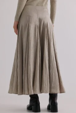 Hoss Intropia Saias-Rosa. Saia Godets Cinzento