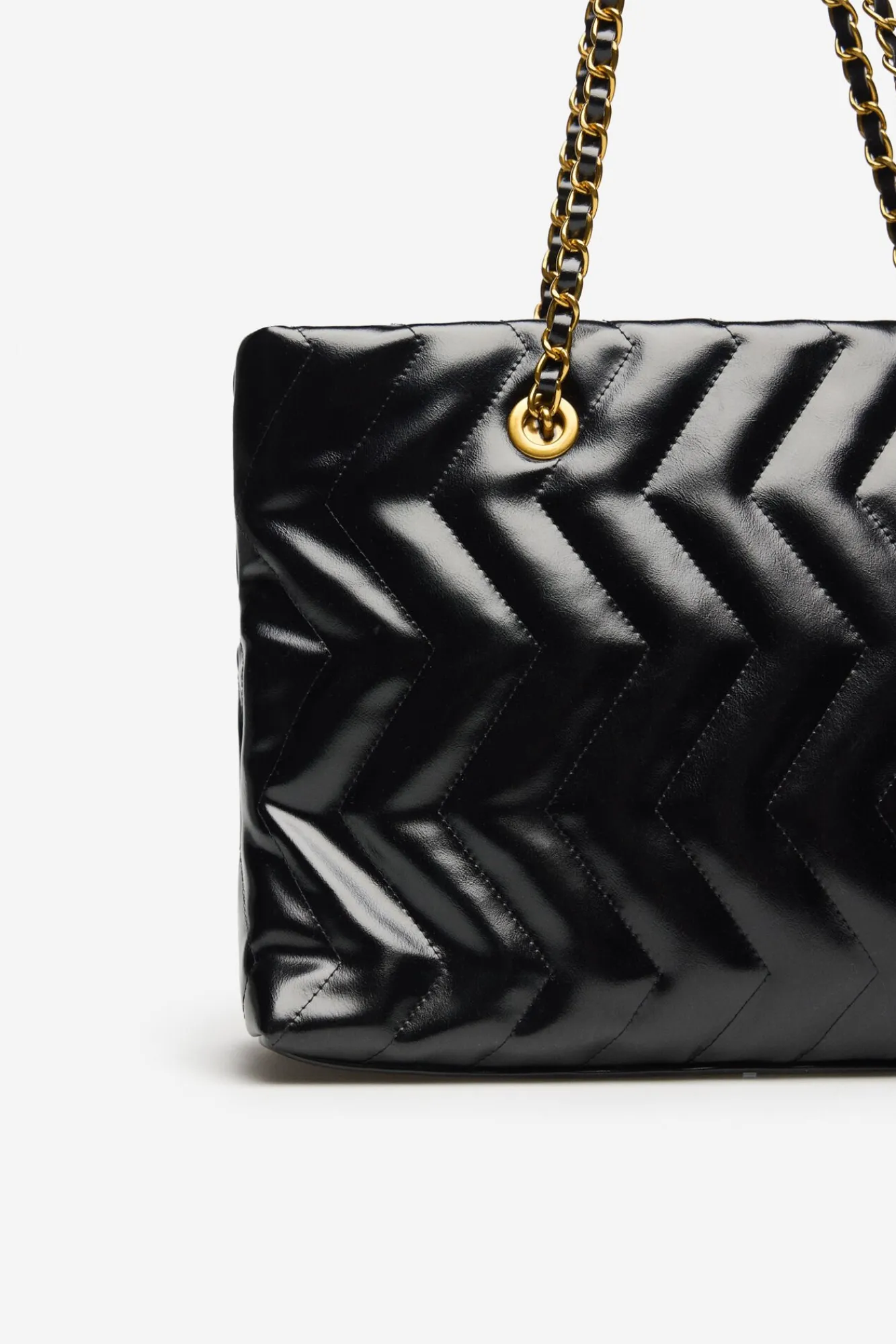 Cortefiel Malas-Sacola de compras acolchoada Preto