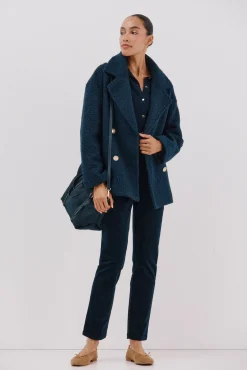 Cortefiel Malas-Sacola de compras em nylon com logo pq Azul