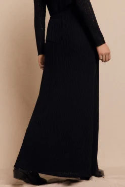 Slowlove Saias-Saia capa de malha Preto