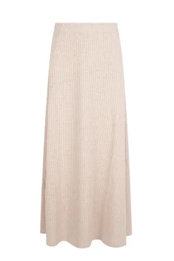 Slowlove Saias-Saia capa de malha Tostado
