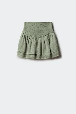 Springfield Kids Saias|Vestidos-Saia curta com babados para meninas verde