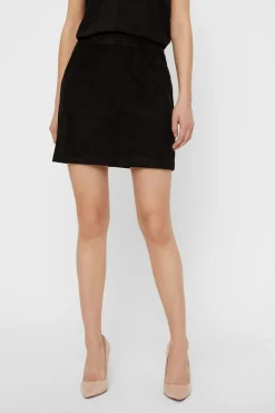 Vero Moda Saias-Saia curta de camurça Preto