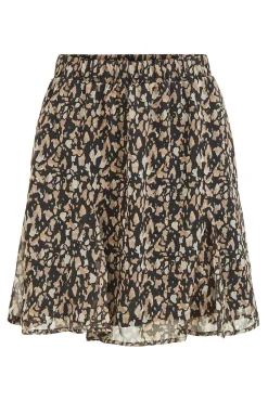 Vila Blusas|Saias-Saia curta estampada Multicolorido