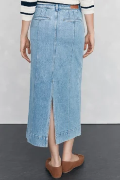 Pedro del Hierro Saias-Saia de ganga Azul