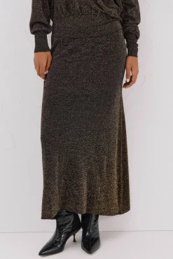 Cortefiel Saias-Saia de malha com lurex Dourado