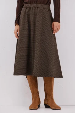 Cortefiel Saias-Saia de malha malha Tostado