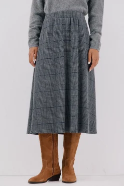 Cortefiel Saias-Saia de malha malha Azul